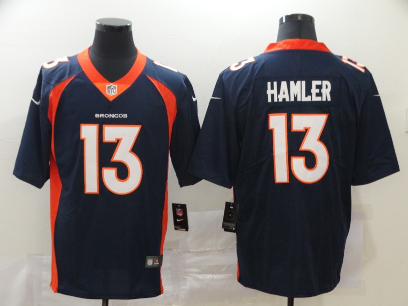 Men Denver Broncos #13 Hamler blue Nike Vapor Untouchable Limited Player NFL Jerseys->women nfl jersey->Women Jersey